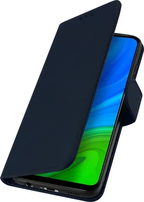 Immagine prodotto di Custodia a libro in ecopelle per Huawei P Smart 2020, con funzione stand, colore blu notte