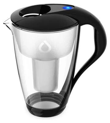 Zdjęcie produktu dla Szklany dzbanek filtrujący Dafi CRYSTAL LED 2 l grafitowy Classic