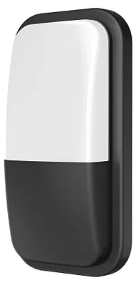 Produktbild von Braytron LED Außenwandleuchte 15W Warmweiß 3000K 1460 lm IP65 Eckig Grau, flache Abdeckung