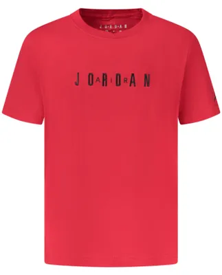 Imagen del producto de Camiseta Roja De Manga Corta Jordan Para Niños