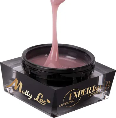 Produktbild von Expert Gel Smart Natural Cover Nagelaufbaugel von Monika Mielniczuk MollyLac HEMA/Di-HEMA Free 50 g