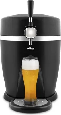 Produktbild von Bierzapfanlage Weasy PINT568, 5L Kapazität, 3° bis 6°C Temperatur, Kompatibel mit allen Fässern, Schwarz