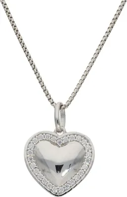 Produktbild von Herzanhänger Silber 925 Zirkonia JL52-02-0074 JuwelmaLux