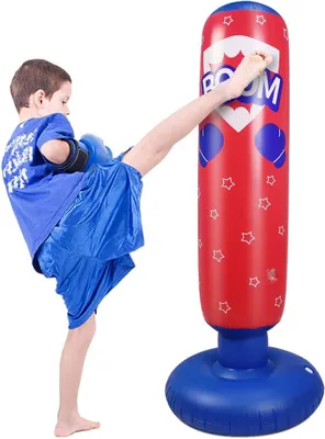 Produktbild von Boxsack für Kinder Boxen Dummy aufblasbare Cool Spaß Spielzeug für Jungen Sport Geschenke Outdoor-Aktivitäten Yard Games