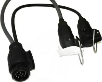 Produktbild von TOYOTA 13PIN auf 2x7PIN Anhängersteckdose Adapter PZ417-00560-13 OE