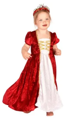Immagine prodotto di Costume da principessa "Den Goda Fen" per bambini, taglia 6-8 anni