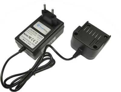 Produktbild von Trade-Shop 40V Li-Ion Akku-Ladegerät kompatibel mit Worx WA3555, WA3559, WG368E.9, WG569E, WG569E.9, WG191, WG291, WG391, WG591, WG771, WG772, WG773