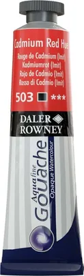 Image de Daler Rowney Aquafine Gouache Cadmium Red Hue 15 ml 1 pièce