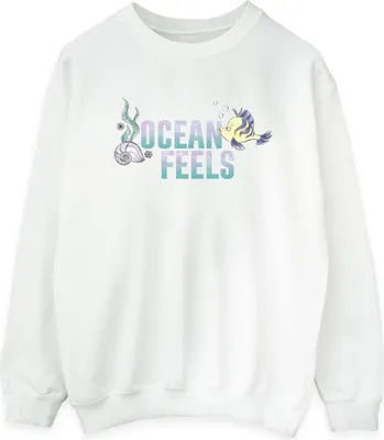 Produktbild von Disney - "The Little Mermaid" Sweatshirt für Damen BI23413 (L) (Weiß)