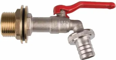 Zdjęcie produktu dla Zawór wylotowy z dźwignią 3/4"