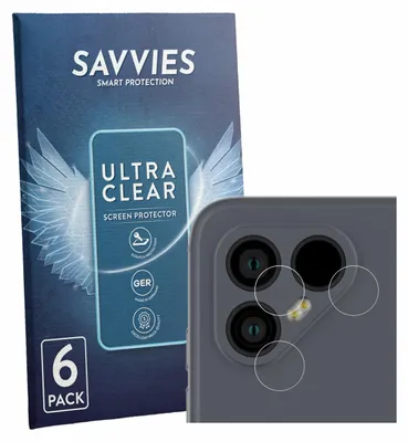 Produktbild von 6x Für Fairphone 4 (NUR Kameraschutz) Schutzfolie Savvies Displayschutz Display Schutz Folie Klar Transparent
