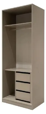 Obrázek produktu pro Šatna, modulární systém skříní, komoda, béžová barva, moderní styl