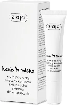 Zdjęcie produktu dla Ziaja Kozie Mleko krem pod oczy skóra sucha 15ml