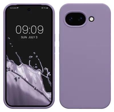 Produktbild von kwmobile Handyhülle für Google Pixel 10a Hülle - Case Silikon - Kabelloses Laden - Schutzhülle Cover in Veilchen Lila