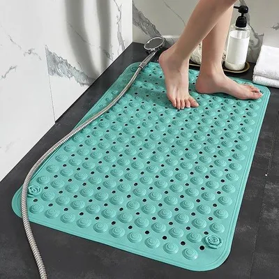 Obrázok produktu pre Protisklzová sprchová rohož Unyqoos® s masážnou funkciou a prísavkami pre bezpečné sprchovanie – 50 x 80 cm