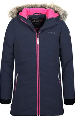Produktbild von Trollkids Mädchen Wasserdichte Jacke Marine 133-114 Grösse 104