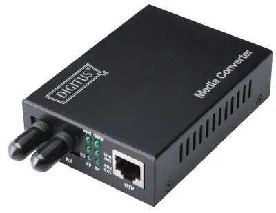 Obrázok produktu pre Digitus DN-82110-1, 1000 Mbit/s, 1000Base-T, IEEE 802.3, IEEE 802.3u, IEEE 802.3z, Gigabit Ethernet, Plná, Polovičné, 500 m