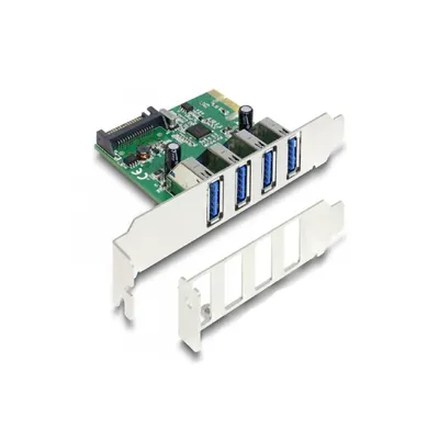 Produktbild von Delock PCI Express Card > 4 x USB 3.0 - USB-Adapter - PCIe 2.0 - USB 3.0 x 4