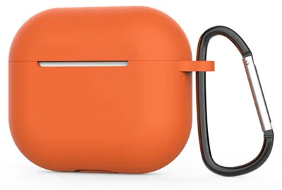 Obrázok produktu pre Techsuit Silicone puzdro pre AirPods 4 – ultratenké, hladké – oranžové