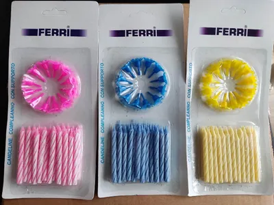 Produktbild von GoDan Geburtstagskerzen 24 Stück Bunt