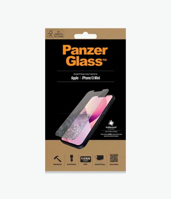 Zdjęcie produktu dla PanzerGlass | Ochraniacz ekranu - szkło | Apple iPhone 13 mini | Szkło | Przezroczysty