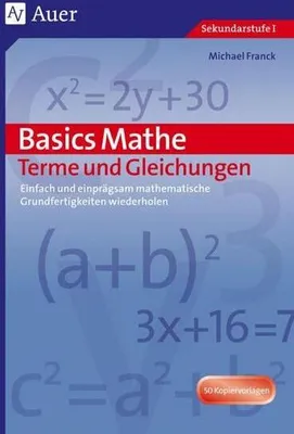 Produktbild von Basics Mathe: Terme und Gleichungen