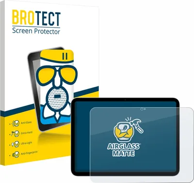 Produktbild von BROTECT Entspiegelungs Schutzglas für Apple iPad A16 11" WiFi 2025 (11. Gen.) Schutzfolie Panzer Folie Glas Display Schutz matt
