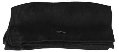 Produktbild von Eleganter Damenschal in Schwarz mit edler Stickerei, 30x192 cm