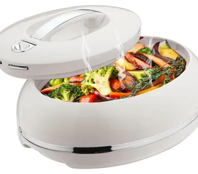 Image de Pinnacle Thermoware : Thermobiberon élégant, grande taille, ovale, 3,15 litres