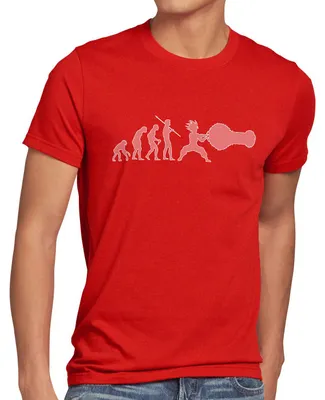 Produktbild von style3 Sayalution Herren T-Shirt Evolution Goku Dragon