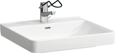 Produktbild von Laufen LF Pro Liberty WT, 81195.0, barrierefrei, 1 Hahnloch, mit Überlauf, 600x550, Weiß, 1 Stk.