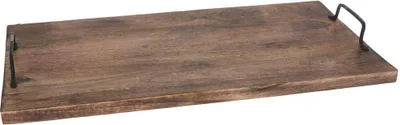 Produktbild von Vilde Schneidebrett Servierbrett Holzbrett aus MANGOHOLZ 56x29 cm mit Griffen