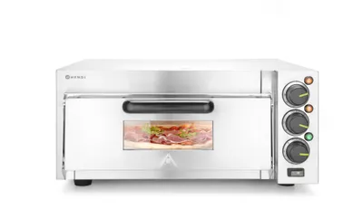 Immagine prodotto di HENDI Forno per pizza compatto, argento, 230V/2000W, 580x560x(H)275mm