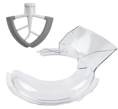 Spritzschutz + Flexrand-Schneebesen für KitchenAid 4,5-5 Qt