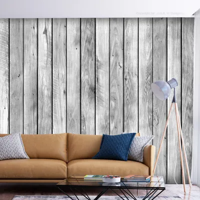Zdjęcie produktu dla PURO TAPETE - realistyczna tapeta bez powtórzeń i przesunięć 10m rolka tapety z włókniny nowoczesny design fototapeta - efekt drewna deski szary f-A-0787-j-a