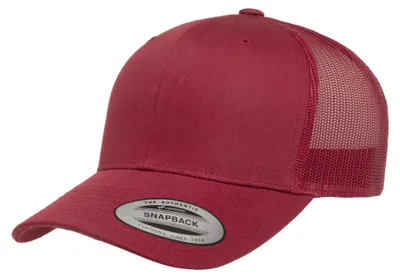 Produktbild von Flexfit Uni 6606-Retro Trucker Baseballkappe, Rot, One Size