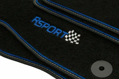 Immagine prodotto di Set di tappetini in velluto SPORT per Ford Focus MK2 (2003-2010) - Perfetta vestibilità OVALE