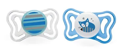 Zdjęcie produktu dla Chicco Smoczek uspokajajcy Physio jasnoniebieski 6-16M 2U