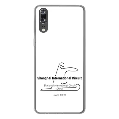 Produktbild von MuchoWow® Handyhülle Schutzhülle Hülle für Huawei P20 Formel 1 - Shanghai - Rennstrecke Silikon Softcase Handy Hülle - Hardcover