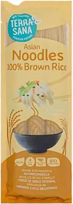 Produktbild von MAKARON (RYŻOWY RAZOWY) NOODLE SPAGHETTI BEZGLUTENOWY 250 g - TERRASANA