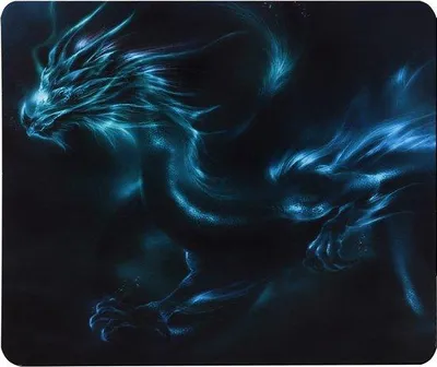 Image de Petit tapis « Mini-Mat » avec motif de dragon, 18 x 16 cm