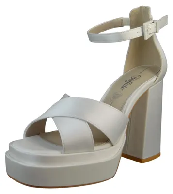 Produktbild von Buffalo Damen Klassische Pumps Bonny Cross 1291411 Weiß