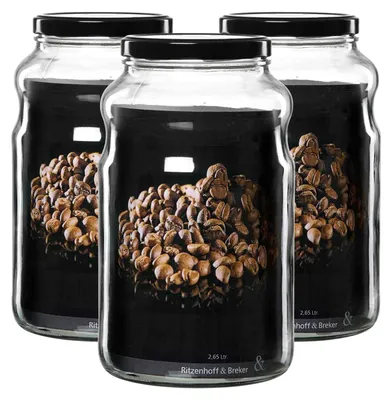 Produktbild von Ritzenhoff & Breker Mara Vorratsglas 2,65 l 3er Set