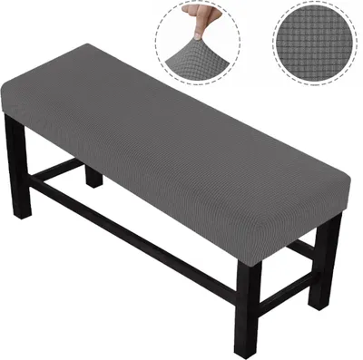 Produktbild von TOPCHANCES Esszimmer Bankabdeckungen, Universal Hussen für Esszimmer-Bank, Jacquard Esszimmerbank-Bezüge, Bankabdeckung Für Wohnzimmer, KüChe, Schlafzimmer