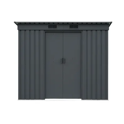 Produktbild von Pergart Gerätehaus "Leipzig II 84" anthrazit 2,00 m²