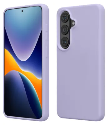 Produktbild von kwmobile Handyhülle für Samsung Galaxy S26 Hülle - Case Silikon - Kabelloses Laden - Schutzhülle Cover in Lavendel