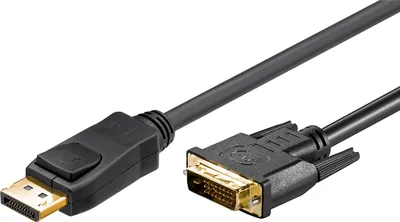 Produktbild von DisplayPort™/DVI-D-Adapterkabel 1.2 DisplayPort™-Stecker > DVI-D-Stecker Dual-Link (24+1 pin)