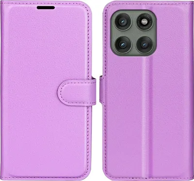 Produktbild von Motorola Edge 60 Pro Hülle - Coverup Klapphülle - Violett