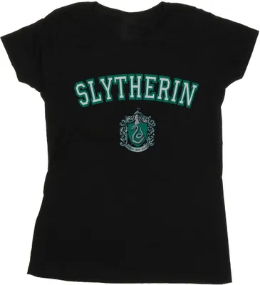Produktbild von Harry Potter - "Slytherin" T-Shirt für Damen BI23847 (XL) (Schwarz)