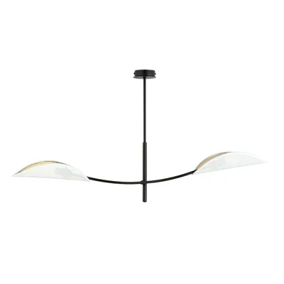 Zdjęcie produktu dla Lampa sufitowa Emibig 2xE14 40W LOTUS 2 WHITE/GOLD 1107/2